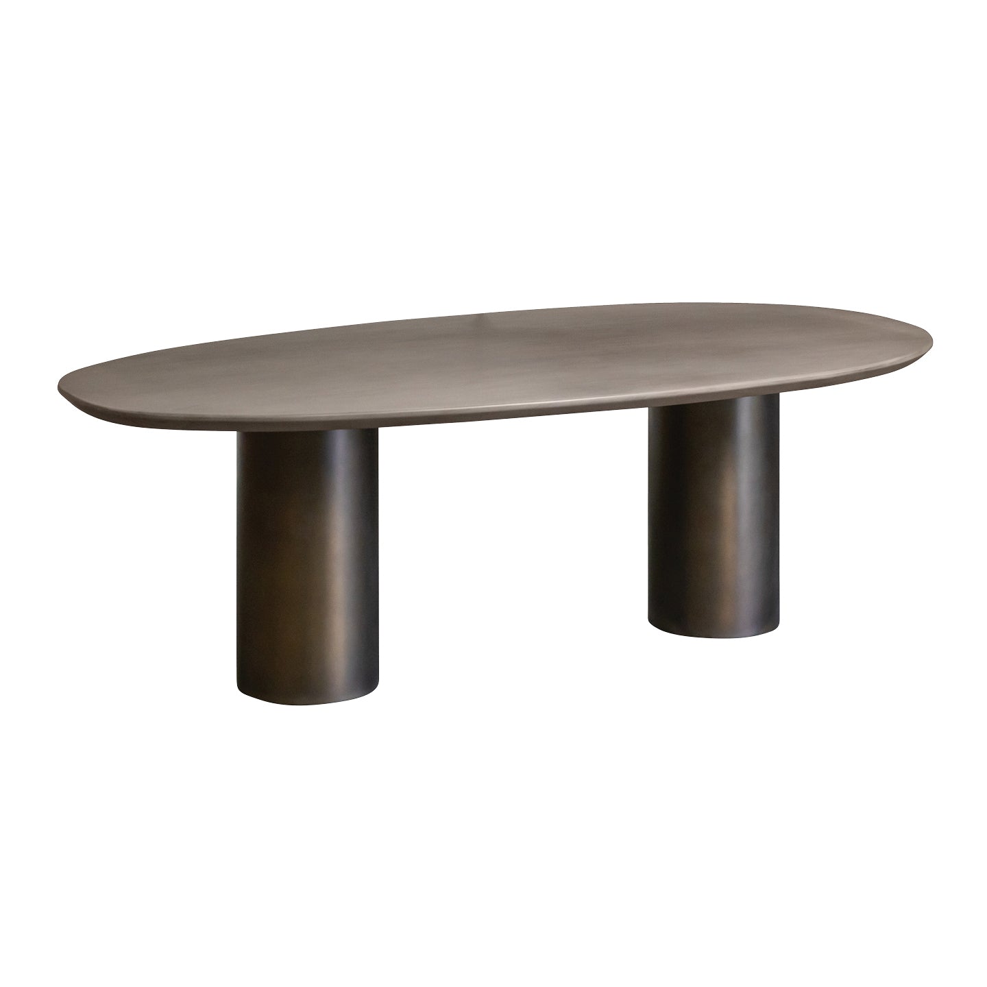 Adela Dining Table - Smoke - Bullnose Top