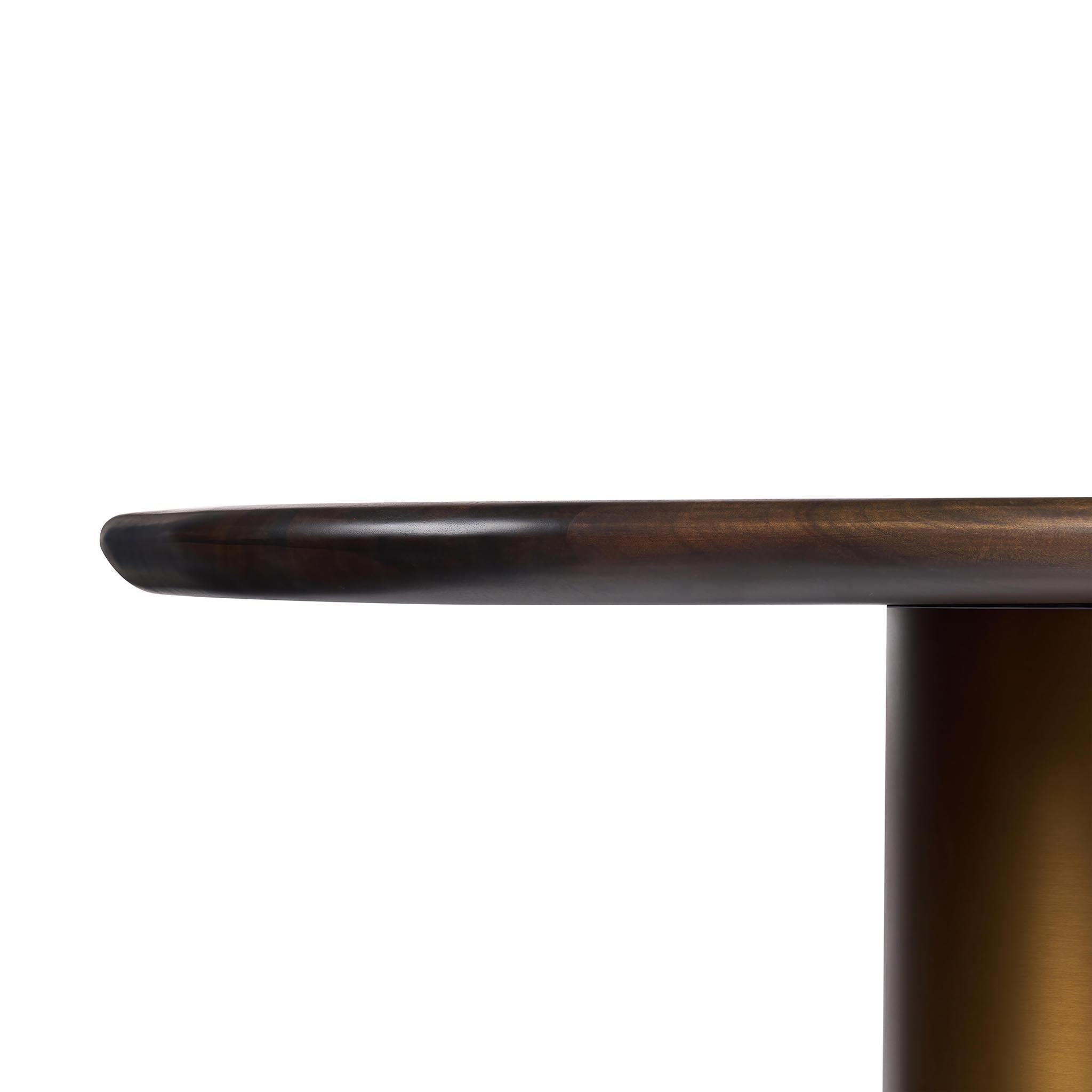 Adela Dining Table - Tobacco - Bullnose Top