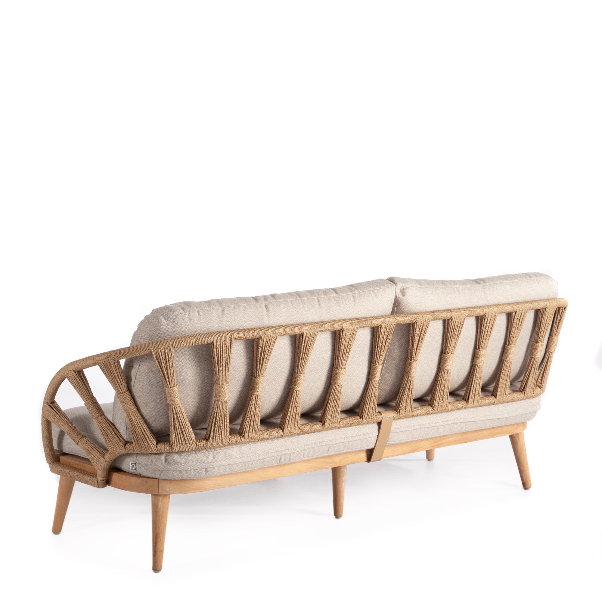 Krabi Sofa - Wild Honey / Rami Natural Rope / Panama Blanco