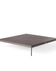 Boston Square Coffee Table - White Wash / Ardesia White Ceramic