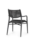 Cody Outdoor Stackable Arm Chair Midnight