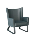 Bleu Wingback Chair