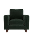 Lovell Chair Forest Velvet Dark Walnut