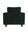 Lovell Chair Forest Velvet Dark Walnut