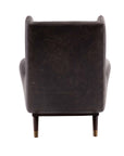 Ophelia Lounge Chair - Graphite Leather