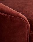 Turner Small Sofa - Paprika Velvet