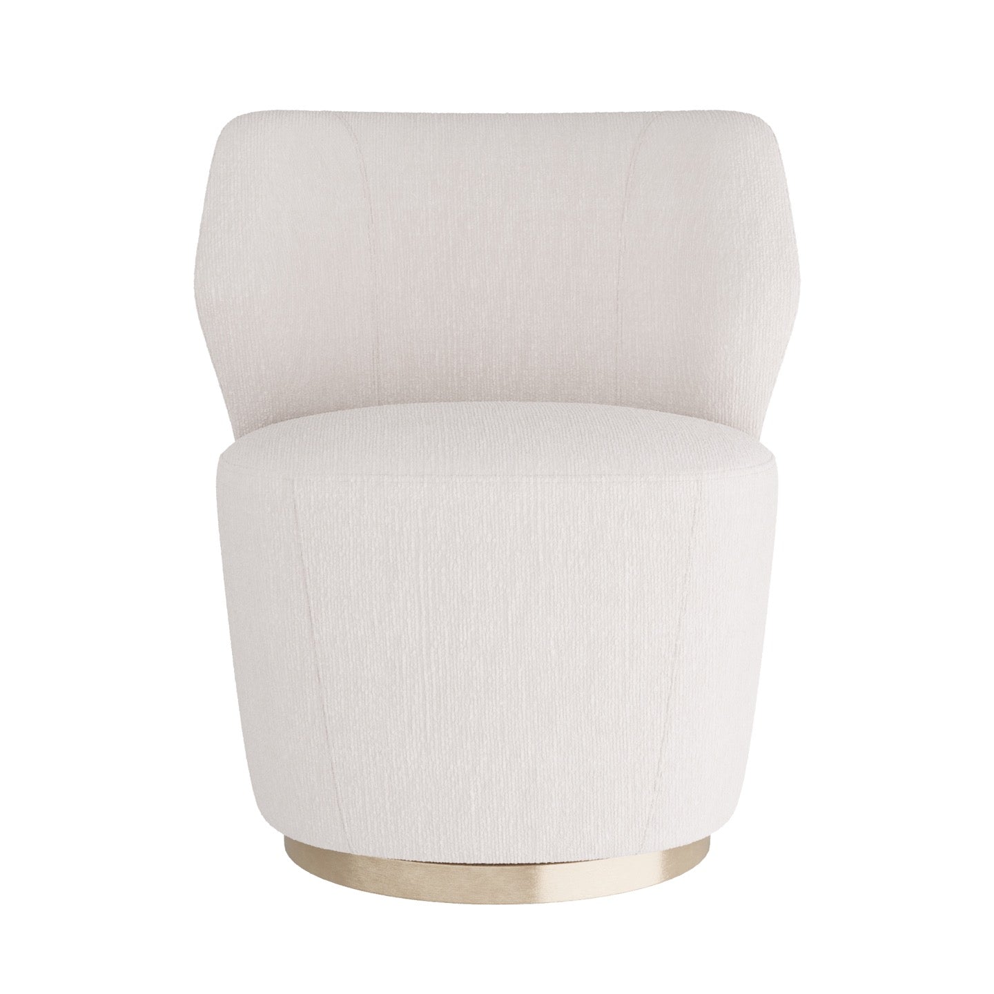 Poppy Chair Cloud Boucle Champagne Swivel